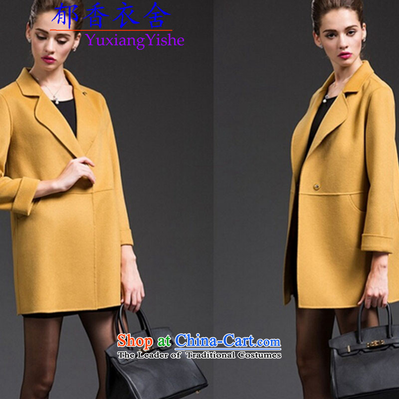 Yu Xiang Yi homes by 2015 new autumn and winter coats female two-sided Cashmere wool sweater in a long, long-sleeved thin deep in the Video   red , L, Yu Heung-yi (YUXIANGYISHE) , , , shopping on the Internet