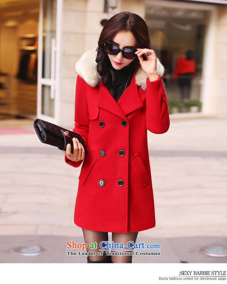 The sunshine of kapok 2015 Fall/Winter Collections new Korean thick large female a wool coat girl in the medium to long term, Sau San? Wind Jacket gross female Leather Cotton M pictures folder toner, prices, brand platters! The elections are supplied in the national character of distribution, so action, buy now enjoy more preferential! As soon as possible.