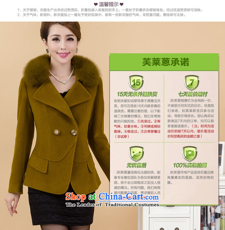 Van Gogh 倲 2015 autumn and winter large female new elderly mother with gross jacket for the works on the Nagymaros? a wool coat female YX341 green color pictures, XXXXL Yitzhak Rabin price, brand platters! The elections are supplied in the national character of distribution, so action, buy now enjoy more preferential! As soon as possible.