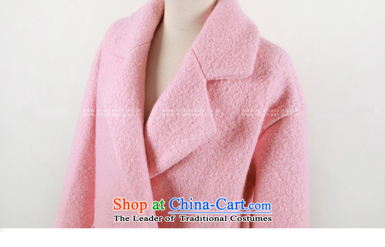 Javier cano 2015 autumn and winter new Korean gross long coats that can cocoon-thick the wool cotton wool coat female pink? The cotton M pictures, prices, brand platters! The elections are supplied in the national character of distribution, so action, buy now enjoy more preferential! As soon as possible.