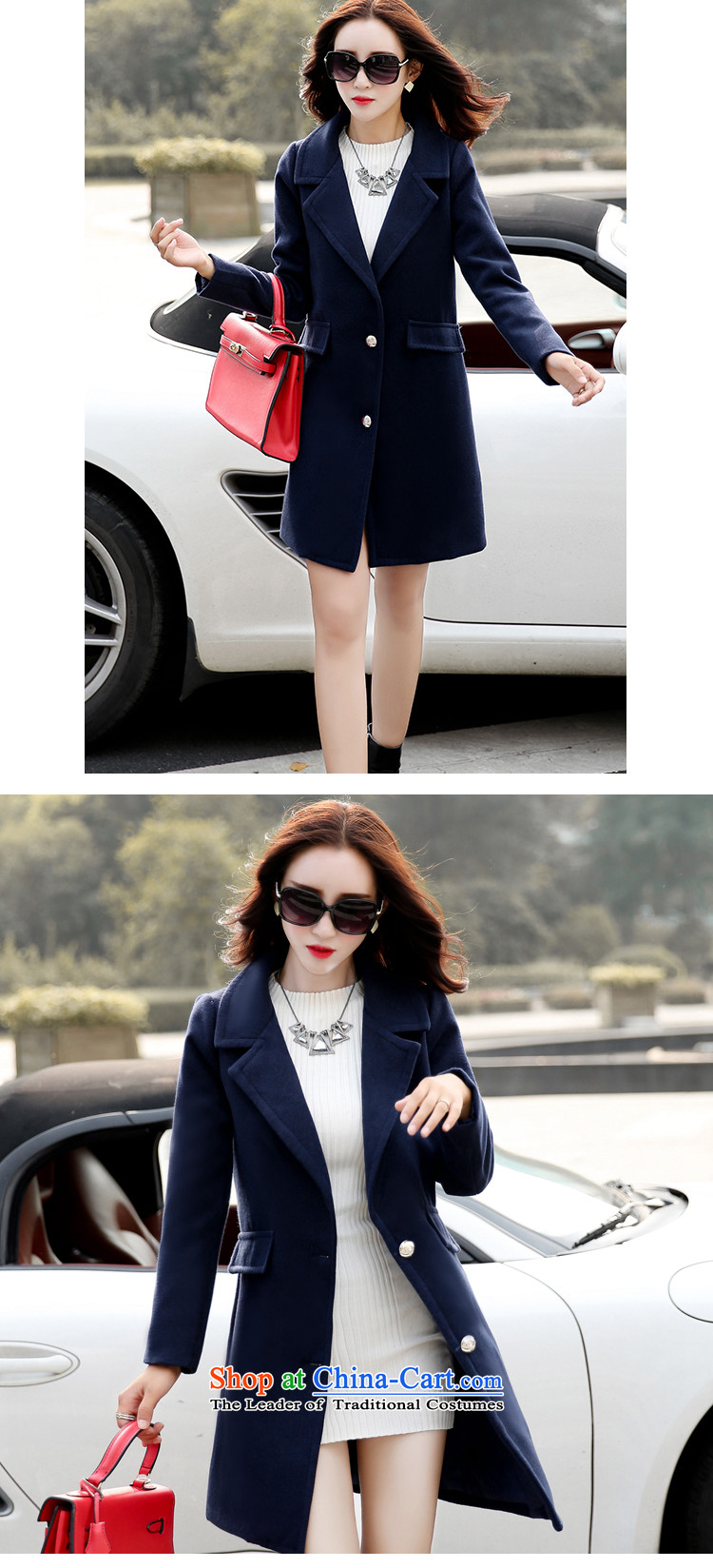 On God 2015 Fall/Winter Collections new Korean women who are in long jacket coat gross? female 601- XL Photo, prices, brand platters! The elections are supplied in the national character of distribution, so action, buy now enjoy more preferential! As soon as possible.