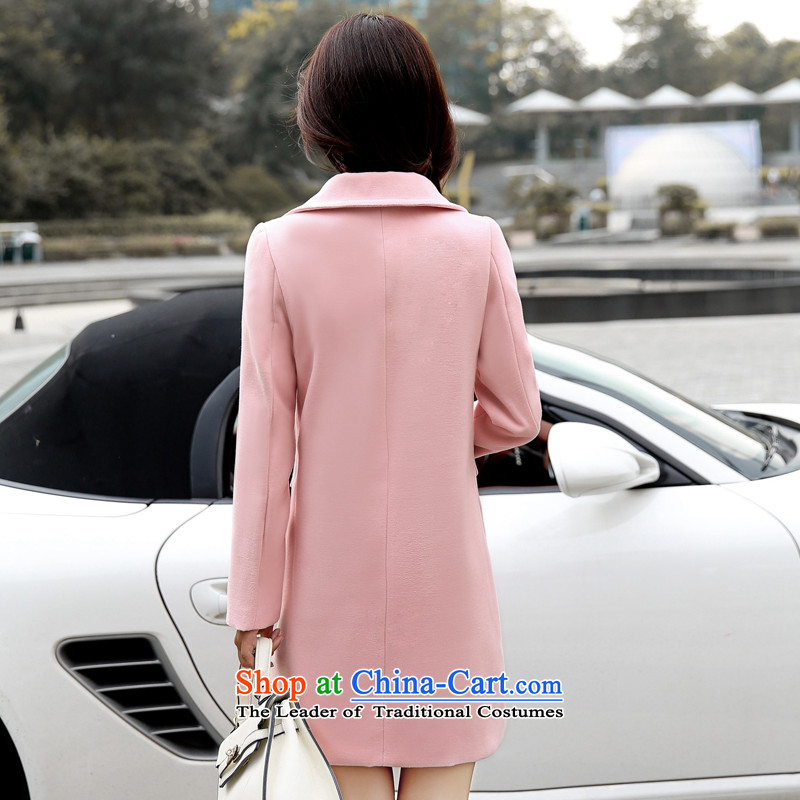 On God 2015 Fall/Winter Collections new Korean women who are in long jacket coat gross? female 601- XL, on God (YUEGUANSHEN) , , , shopping on the Internet