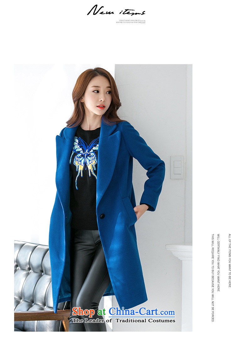 One meter Sunshine 2015 autumn and winter New Women Korean suits for Sau San red jacket girl in gross? Long a wool coat wine red L picture, prices, brand platters! The elections are supplied in the national character of distribution, so action, buy now enjoy more preferential! As soon as possible.