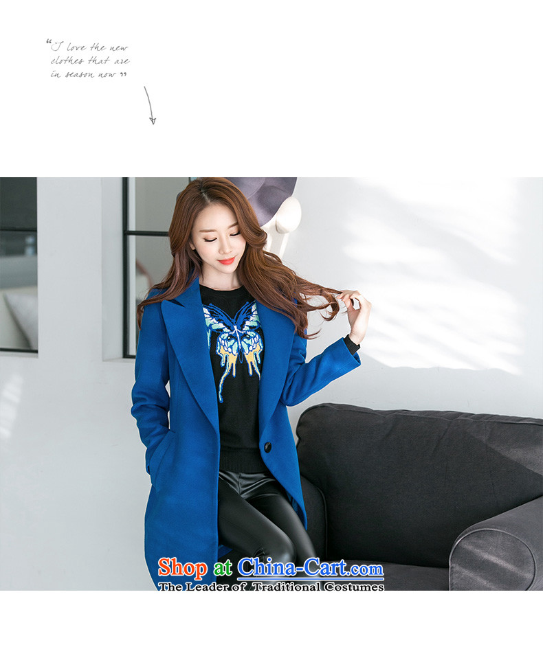 One meter Sunshine 2015 autumn and winter New Women Korean suits for Sau San red jacket girl in gross? Long a wool coat wine red L picture, prices, brand platters! The elections are supplied in the national character of distribution, so action, buy now enjoy more preferential! As soon as possible.