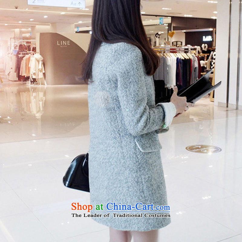 On God 2015 autumn and winter New Women Korean jacket Sau San double-coats female beginning 5207 through this gross gray colors on God (XL, YUEGUANSHEN) , , , shopping on the Internet