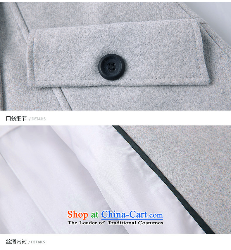 Yi with grass 2015 Korean a wool coat girl child?? coats female gross jacket in long hair? female winter coats on new 581 gray XL Photo, prices, brand platters! The elections are supplied in the national character of distribution, so action, buy now enjoy more preferential! As soon as possible.