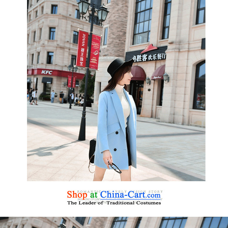 Xuan of sin 2015 autumn and winter coats gross new female Korean? loose video thin hair? jacket 1066 light blue XL Photo, prices, brand platters! The elections are supplied in the national character of distribution, so action, buy now enjoy more preferential! As soon as possible.