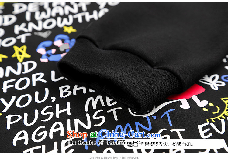 To increase the number msshe women 2015 new winter clothing thick MM black letters cartoon stamp sweater 10496 Black 3XL picture, prices, brand platters! The elections are supplied in the national character of distribution, so action, buy now enjoy more preferential! As soon as possible.