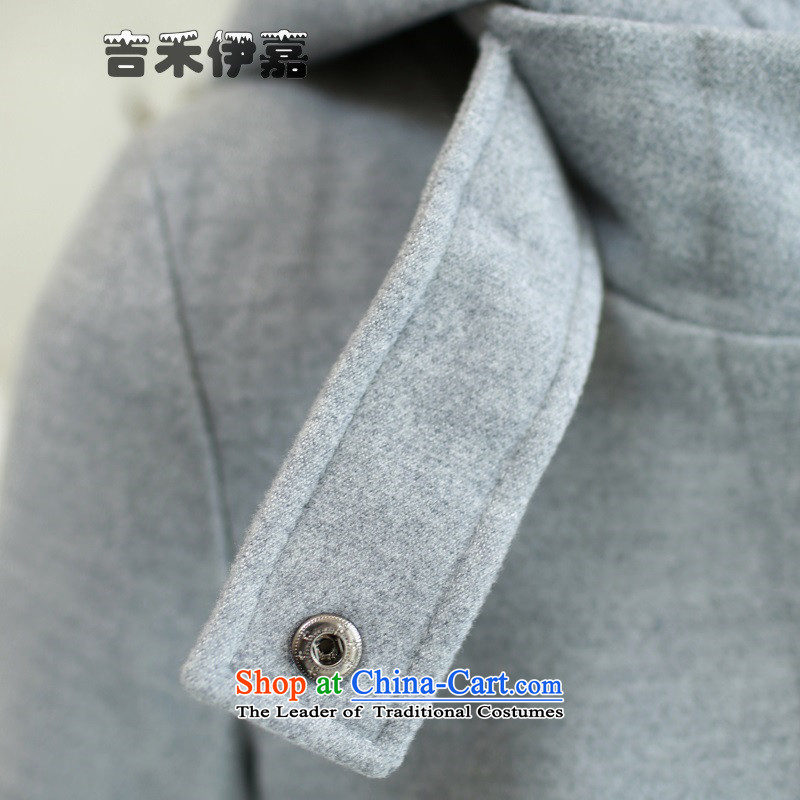 Gil Wo Ika autumn and winter New College wind jacket suit middle-aged about gross 30-35-45 leisure temperament vocational gross age? jacket, light gray , L, Gil Wo Ika shopping on the Internet has been pressed.