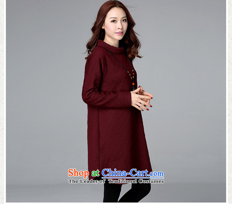 Energy Exports (2015) autumn and winter mozheng Korean version of the fat xl female thick mm high collar sweater dresses female 865 BOURDEAUX S picture, prices, brand platters! The elections are supplied in the national character of distribution, so action, buy now enjoy more preferential! As soon as possible.