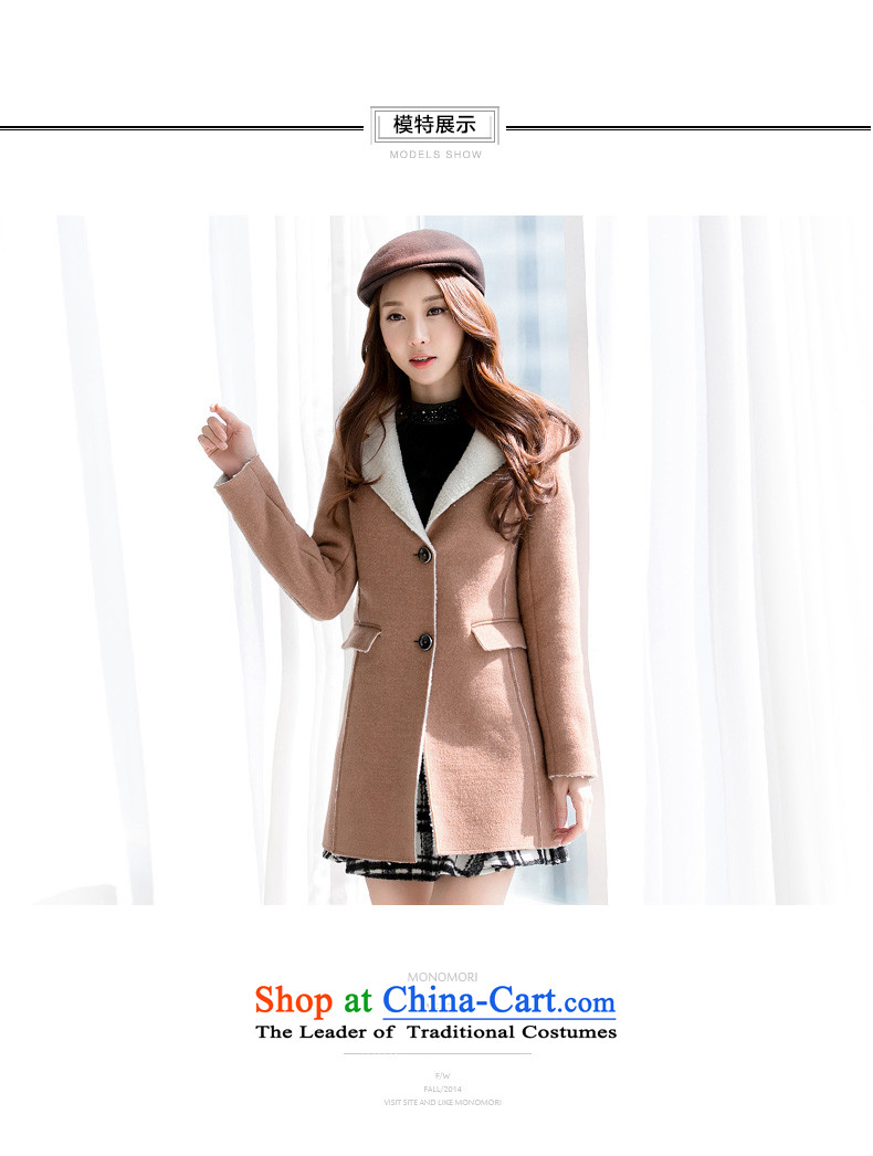 One meter Sunshine  2015 Fall/Winter Collections new lamb jacket with female Korean citizenry in Sau San long hair color and female coats? M picture, prices, brand platters! The elections are supplied in the national character of distribution, so action, buy now enjoy more preferential! As soon as possible.