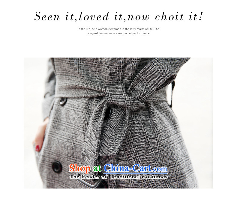 Park woke up to 2015 winter clothing new Korean fashion, Sau San long suit for gross female gray jacket? M picture, prices, brand platters! The elections are supplied in the national character of distribution, so action, buy now enjoy more preferential! As soon as possible.