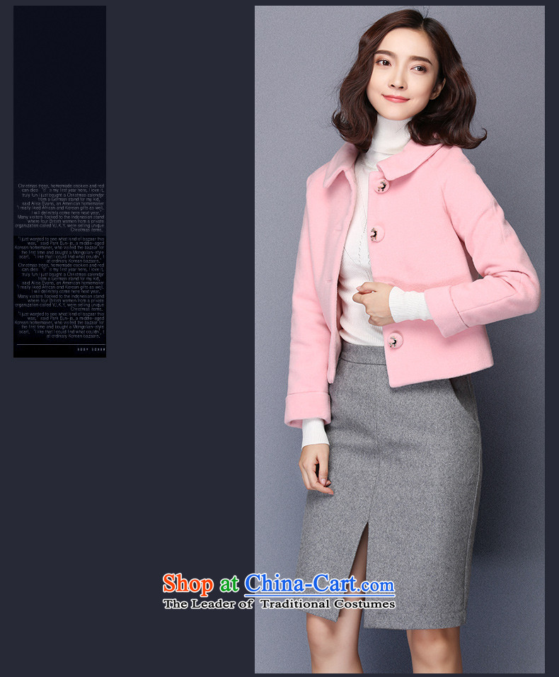 Van Gogh Greek Golden Harvest autumn and winter 2015 new sweet lady pure color lapel small jacket female short Fleece Jacket  66037 so gross blue S picture, prices, brand platters! The elections are supplied in the national character of distribution, so action, buy now enjoy more preferential! As soon as possible.