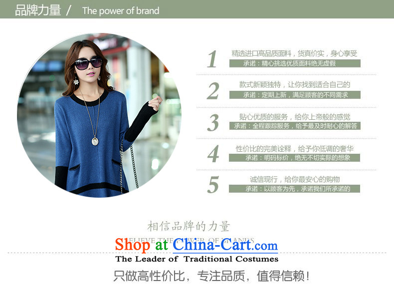 Elizabeth sub-2015 autumn and winter new to increase women's code in long thick MM Winter Sweater, forming the sleek and versatile sweater m9156 XXXL Gray Photo, prices, brand platters! The elections are supplied in the national character of distribution, so action, buy now enjoy more preferential! As soon as possible.