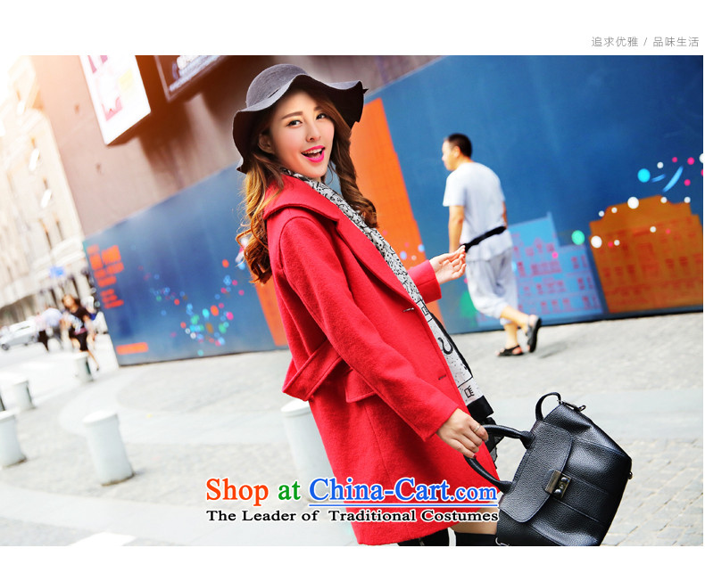 Park woke up to 2015 winter clothing new Korean version with a straight style and simplicity in long suit for gross? S pictures, red cloak price, brand platters! The elections are supplied in the national character of distribution, so action, buy now enjoy more preferential! As soon as possible.