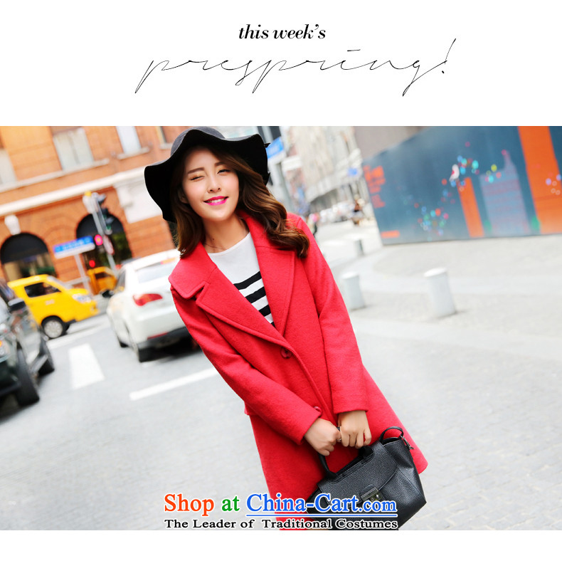 Park woke up to 2015 winter clothing new Korean version with a straight style and simplicity in long suit for gross? S pictures, red cloak price, brand platters! The elections are supplied in the national character of distribution, so action, buy now enjoy more preferential! As soon as possible.