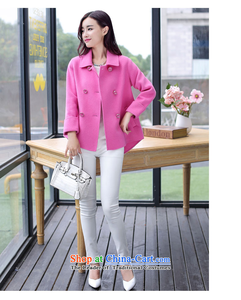 Leong for wool coat jacket women 2015 will fall and winter new Korean small incense wind really temperament gross for a wool coat loose Sau San short jacket, larger women a better picture of the RED M, prices, brand platters! The elections are supplied in the national character of distribution, so action, buy now enjoy more preferential! As soon as possible.