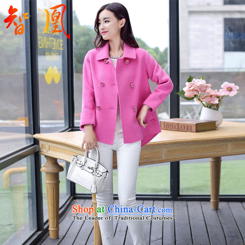 Leong for wool coat jacket women 2015 will fall and winter new Korean small incense wind really temperament gross for a wool coat loose Sau San short jacket, larger women A BETTER RED M LEONG for shopping on the Internet has been pressed.