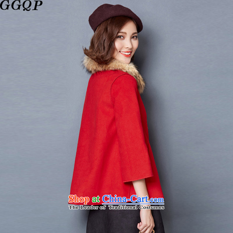  Larger shawl GGQP cloak short of the amount? female thick cotton folder jacket for children? coats gross red XXL,GGQP,,, shopping on the Internet