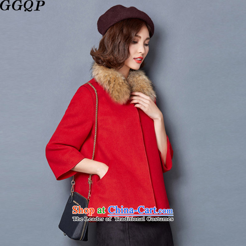  Larger shawl GGQP cloak short of the amount? female thick cotton folder jacket for children? coats gross red XXL,GGQP,,, shopping on the Internet