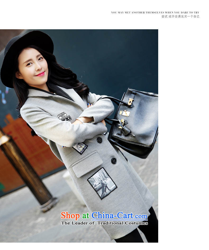 Park woke up to 2015 winter clothing new Korean style and simplicity in Sau San long autumn and winter coats female gray hair? M picture, prices, brand platters! The elections are supplied in the national character of distribution, so action, buy now enjoy more preferential! As soon as possible.
