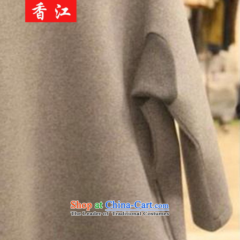Xiang Jiang thick mm 2015 Fall/Winter Collections new xl thick girls' Graphics thin, dresses thick cotton forming the burden of sister 200 T-shirt 5776 Light Gray large 3XL, Xiangjiang , , , shopping on the Internet