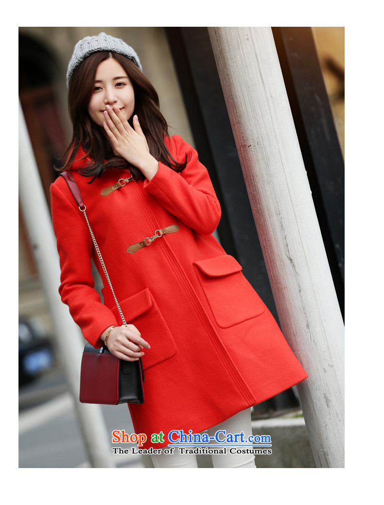 Park woke up to 2015 winter clothing new Korean Sau San Chic simplicity with cap in long coats)? female orange S picture, prices, brand platters! The elections are supplied in the national character of distribution, so action, buy now enjoy more preferential! As soon as possible.