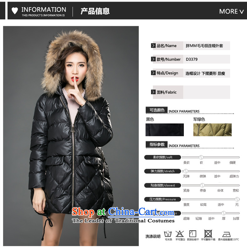 The Eternal Soo-XL female cotton coat jacket thick mm2015 sister winter clothing new Western gross cotton plus thickened neckties cap to increase cotton jacket army green (pre-sale 7 day shipping 3XL) Picture, prices, brand platters! The elections are supplied in the national character of distribution, so action, buy now enjoy more preferential! As soon as possible.