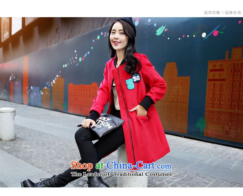 Park woke up to 2015 winter clothing new Korean fashion round collar workers in long hair?? coats female red jacket XL Photo, prices, brand platters! The elections are supplied in the national character of distribution, so action, buy now enjoy more preferential! As soon as possible.