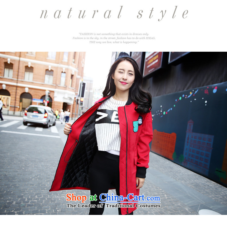 Park woke up to 2015 winter clothing new Korean fashion round collar workers in long hair?? coats female red jacket XL Photo, prices, brand platters! The elections are supplied in the national character of distribution, so action, buy now enjoy more preferential! As soon as possible.