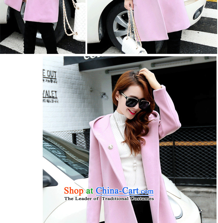 In accordance with the sovereign will optimize jacket coat female autumn and winter 2015) Women's jacket Choo Won Edition Video thin hair so Sau San coats female 6868 pink L picture, prices, brand platters! The elections are supplied in the national character of distribution, so action, buy now enjoy more preferential! As soon as possible.