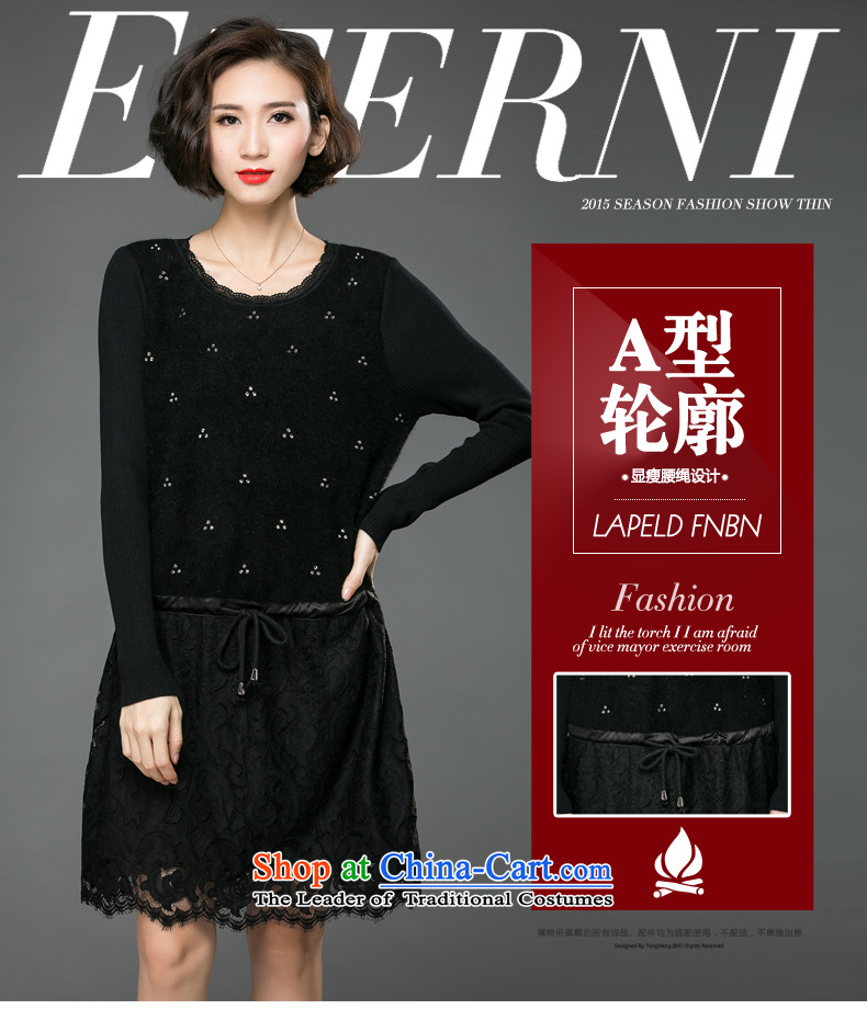 The Eternal Sau 2015 winter new products for larger long-sleeved new 200 catties thick mm to intensify blouses black 3XL picture, prices, brand platters! The elections are supplied in the national character of distribution, so action, buy now enjoy more preferential! As soon as possible.