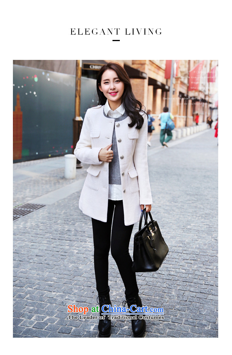 The paradise of the awakening 2015 winter new Korean fashion, Sau San long neck hair? female m white jacket S picture, prices, brand platters! The elections are supplied in the national character of distribution, so action, buy now enjoy more preferential! As soon as possible.