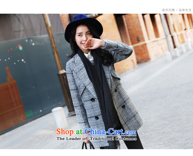 Park woke up to 2015 winter clothing new Korean fashion suits for Sau San double-jacket female gray hair? S picture, prices, brand platters! The elections are supplied in the national character of distribution, so action, buy now enjoy more preferential! As soon as possible.