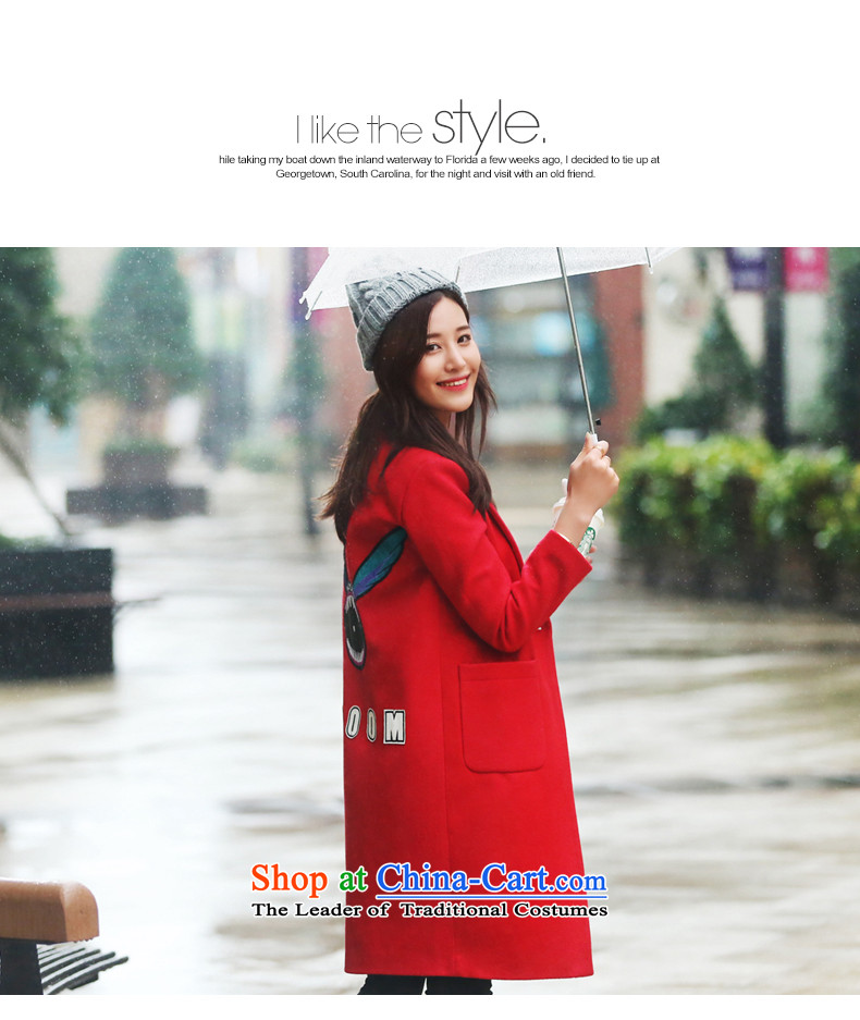 Park woke up to 2015 winter clothing new Korean style and simplicity in Sau San long autumn and winter coats female Red Hair? L picture, prices, brand platters! The elections are supplied in the national character of distribution, so action, buy now enjoy more preferential! As soon as possible.
