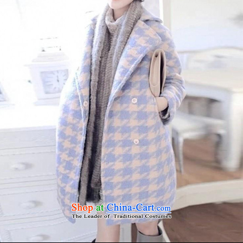 Yi with grass women on new coats winter? 2015 New Fall/Winter Collections in long Sau San for larger women's gross jacket coat Connie? a wool coat mn39 picture color S Yi with grass (yiyucao) , , , shopping on the Internet