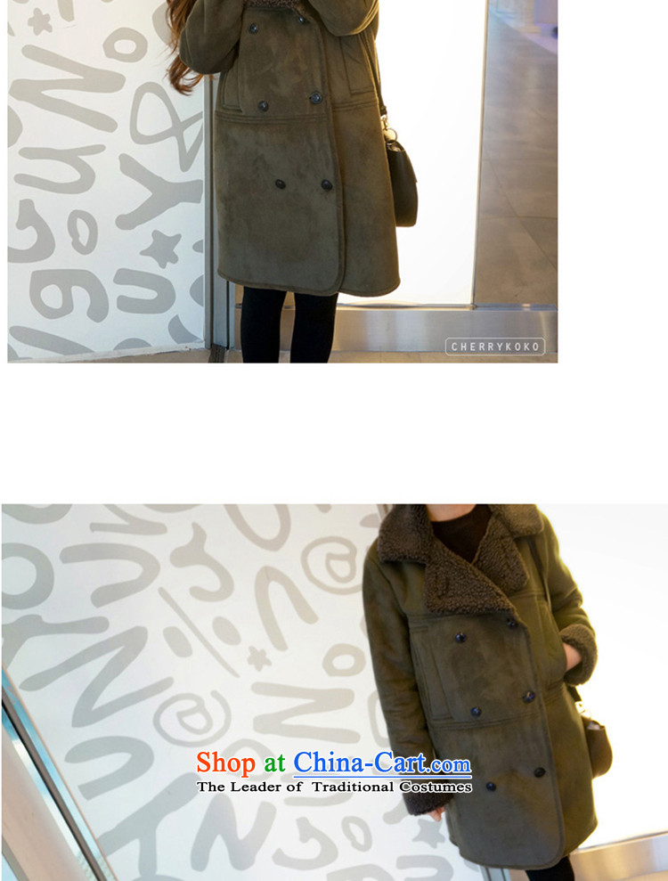 Yi with grass women on new coats winter? 2015 New Fall/Winter Collections in long Sau San for larger women's gross jacket coat Connie? a wool coat mn41 Army Green XL Photo, prices, brand platters! The elections are supplied in the national character of distribution, so action, buy now enjoy more preferential! As soon as possible.