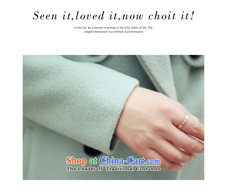 The paradise for winter 2015 new product version won gross? coats of Sau San Stylish coat jacket? gross light green L picture, prices, brand platters! The elections are supplied in the national character of distribution, so action, buy now enjoy more preferential! As soon as possible.