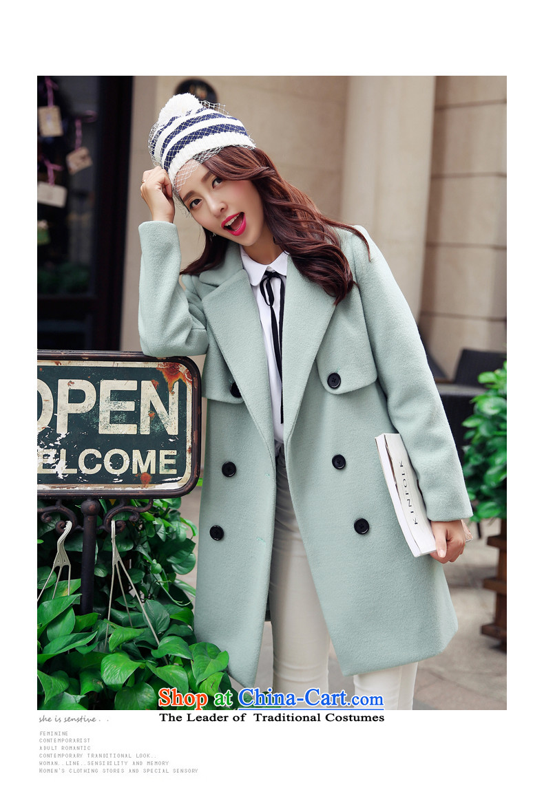 The paradise for winter 2015 new product version won gross? coats of Sau San Stylish coat jacket? gross light green L picture, prices, brand platters! The elections are supplied in the national character of distribution, so action, buy now enjoy more preferential! As soon as possible.