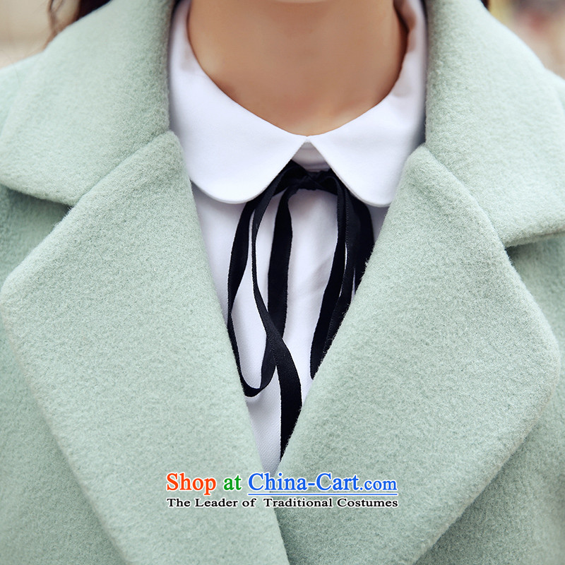 The paradise for winter 2015 new product version won gross? coats of Sau San Stylish coat jacket gross? light green , L, awakening Paradise Shopping on the Internet has been pressed.