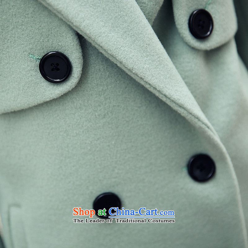The paradise for winter 2015 new product version won gross? coats of Sau San Stylish coat jacket gross? light green , L, awakening Paradise Shopping on the Internet has been pressed.
