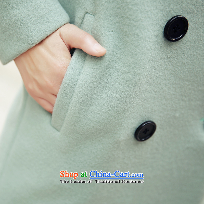 The paradise for winter 2015 new product version won gross? coats of Sau San Stylish coat jacket gross? light green , L, awakening Paradise Shopping on the Internet has been pressed.