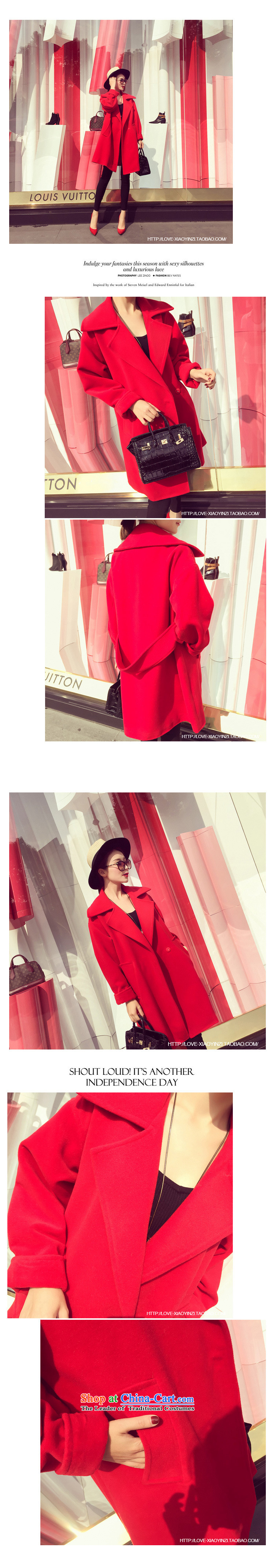 Yu Xiang Yi homes by 2015 west to the new big small red side marker-video thin woolen coat jacket wool red XL Photo, prices, brand platters! The elections are supplied in the national character of distribution, so action, buy now enjoy more preferential! As soon as possible.