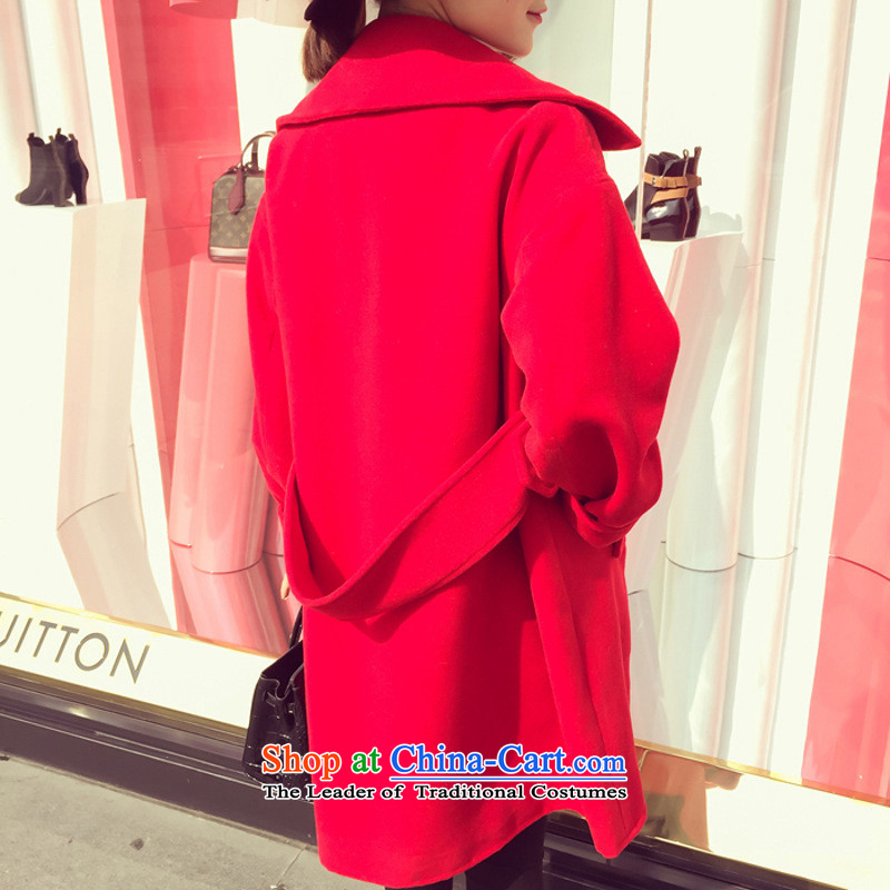 Yu Xiang Yi homes by 2015 west to the new big small red side marker-video thin woolen coat jacket wool red XL, Yu Xiang Yi (YUXIANGYISHE) , , , shopping on the Internet