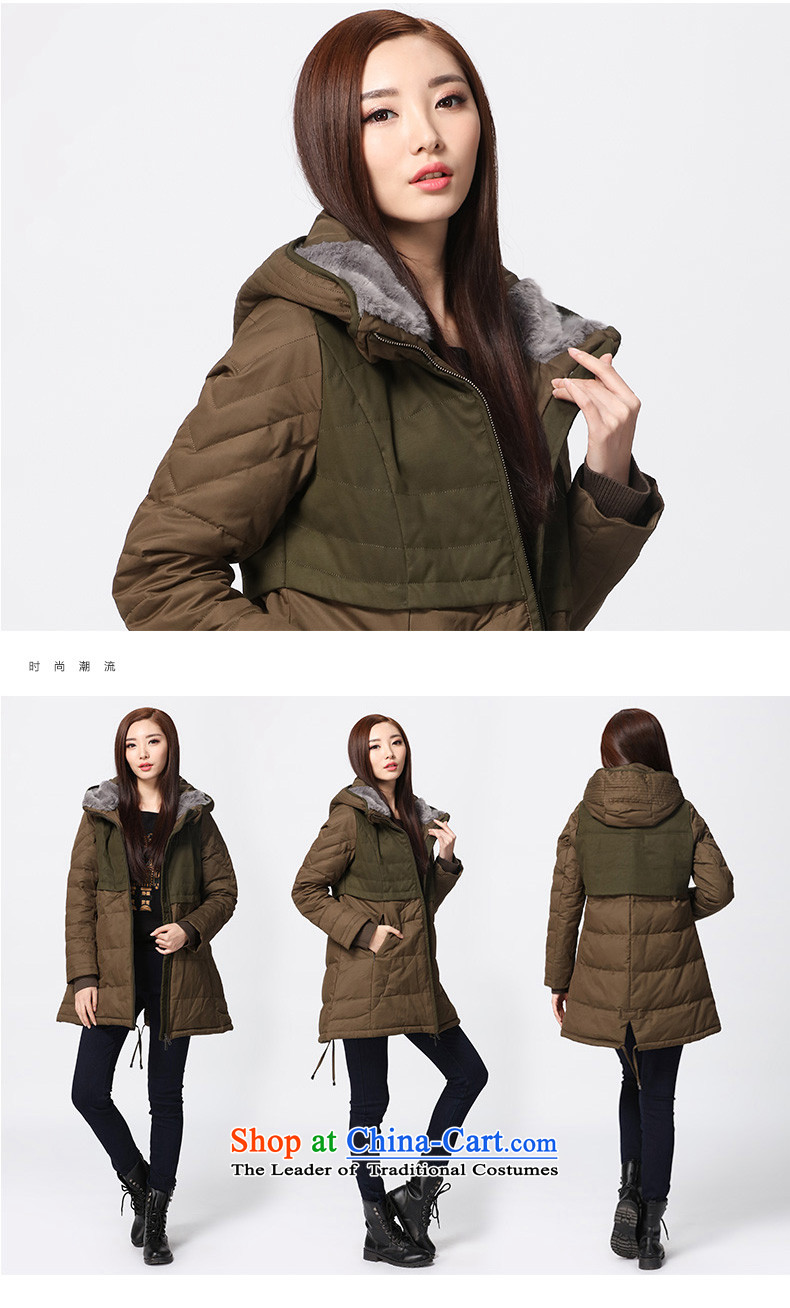 The representative of the water for larger 2015 Female Cap down the girl in the long winter coats of Sau San thick S15DO5751 3XL green pictures, mustard price, brand platters! The elections are supplied in the national character of distribution, so action, buy now enjoy more preferential! As soon as possible.