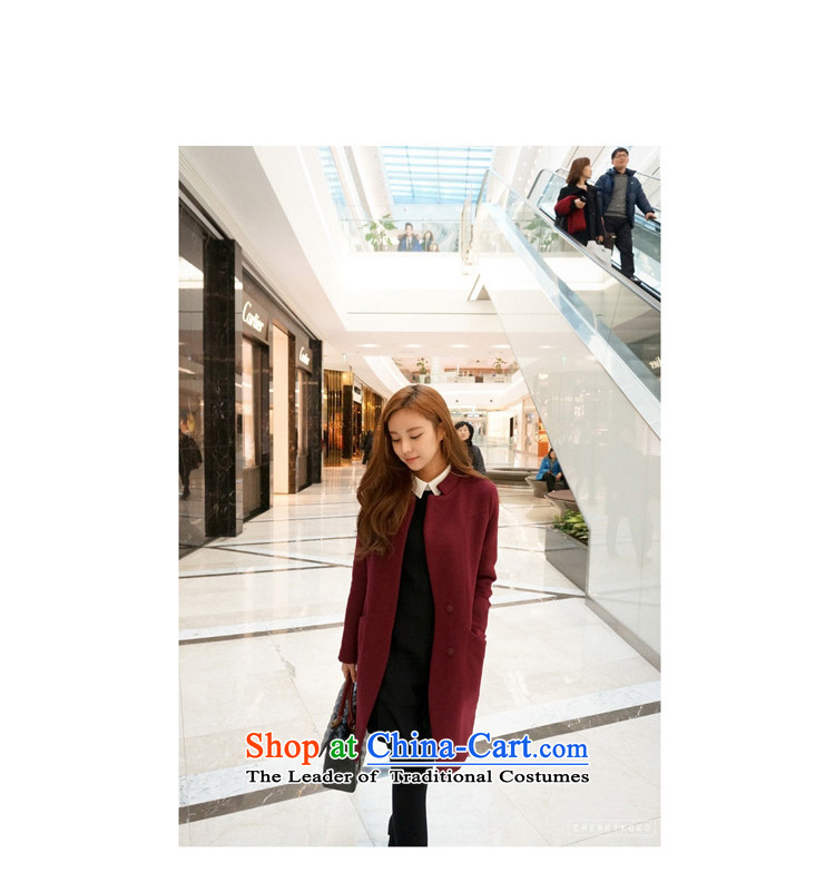 Xl a wool coat thick mm autumn 2015 new blouses thick sister in women's long hair? jacket female wine red XXXXL. large pictures, prices, brand platters! The elections are supplied in the national character of distribution, so action, buy now enjoy more preferential! As soon as possible.