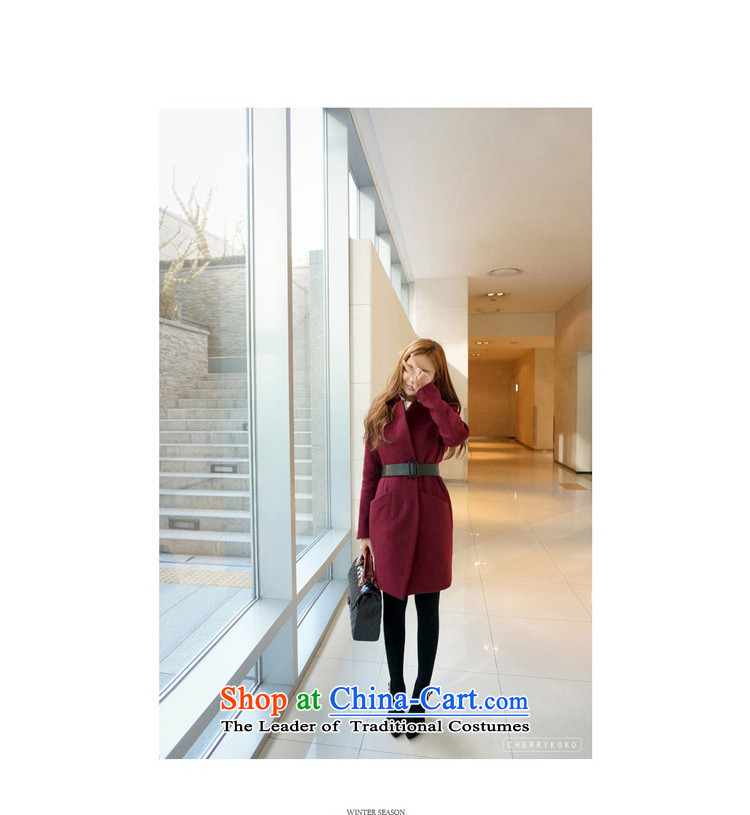 Xl a wool coat thick mm autumn 2015 new blouses thick sister in women's long hair? jacket female wine red XXXXL. large pictures, prices, brand platters! The elections are supplied in the national character of distribution, so action, buy now enjoy more preferential! As soon as possible.