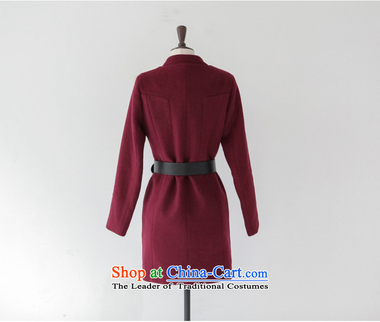 Xl a wool coat thick mm autumn 2015 new blouses thick sister in women's long hair? jacket female wine red XXXXL. large pictures, prices, brand platters! The elections are supplied in the national character of distribution, so action, buy now enjoy more preferential! As soon as possible.