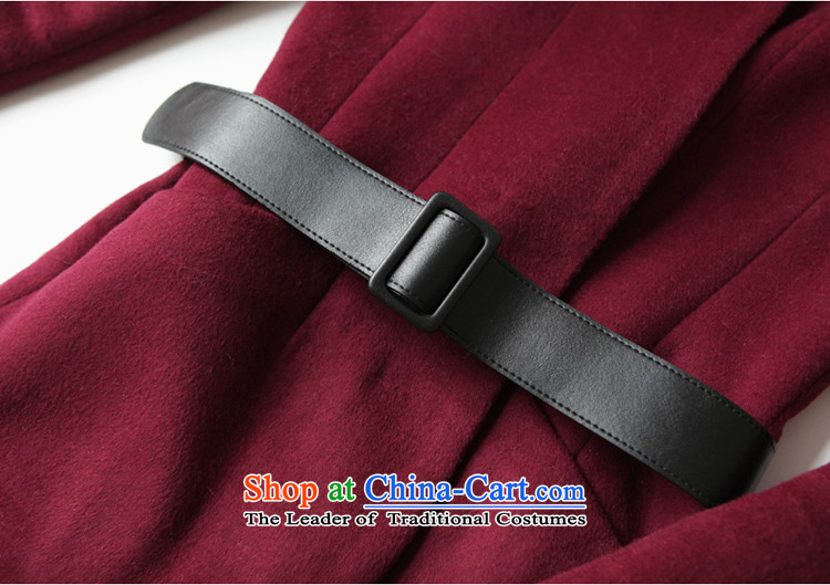 Xl a wool coat thick mm autumn 2015 new blouses thick sister in women's long hair? jacket female wine red XXXXL. large pictures, prices, brand platters! The elections are supplied in the national character of distribution, so action, buy now enjoy more preferential! As soon as possible.