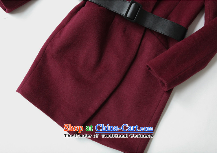 Xl a wool coat thick mm autumn 2015 new blouses thick sister in women's long hair? jacket female wine red XXXXL. large pictures, prices, brand platters! The elections are supplied in the national character of distribution, so action, buy now enjoy more preferential! As soon as possible.